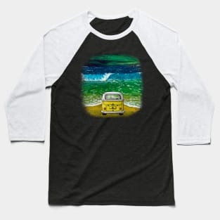 Beach Camper (Yellow) Baseball T-Shirt